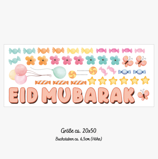 Türsticker/Wandsticker - Eid Mubarak