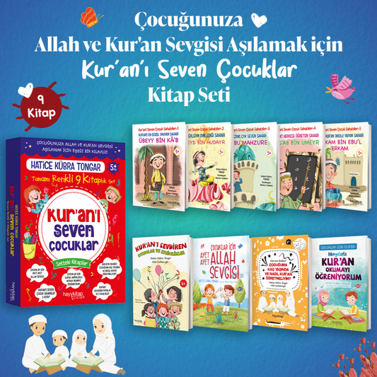 Kuranı Seven Çocuklar Seti (9 Kitap)